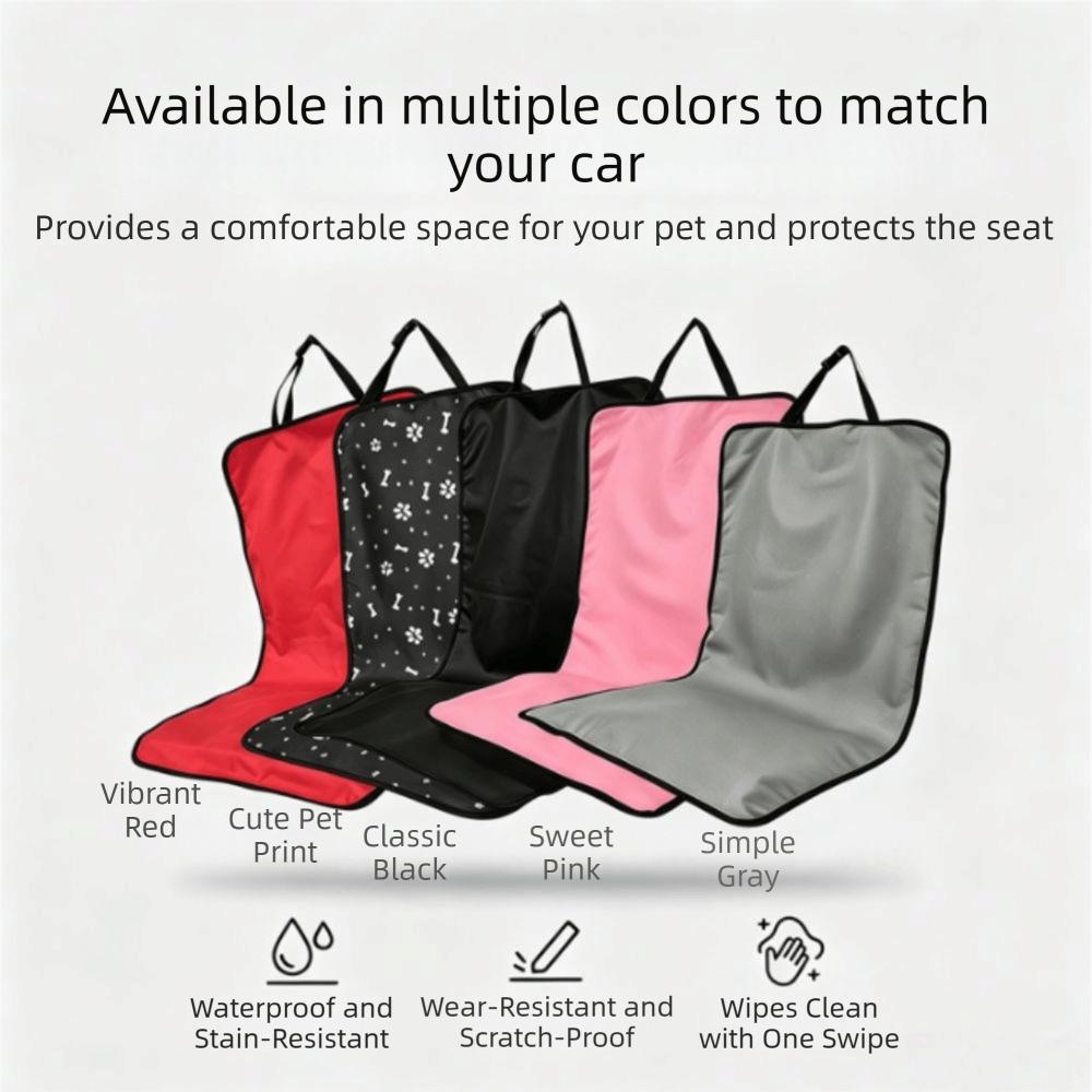 Waterproof Oxford Cloth Pet Car Seat Cushion Anti-Dirt Pet Car Seat Cover Car Protection