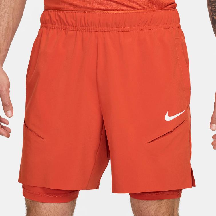 Nike Dri-FIT Solid Outdoor Elastic Mid-Waist Casual Shorts Men Shorts Rust FD5284-811