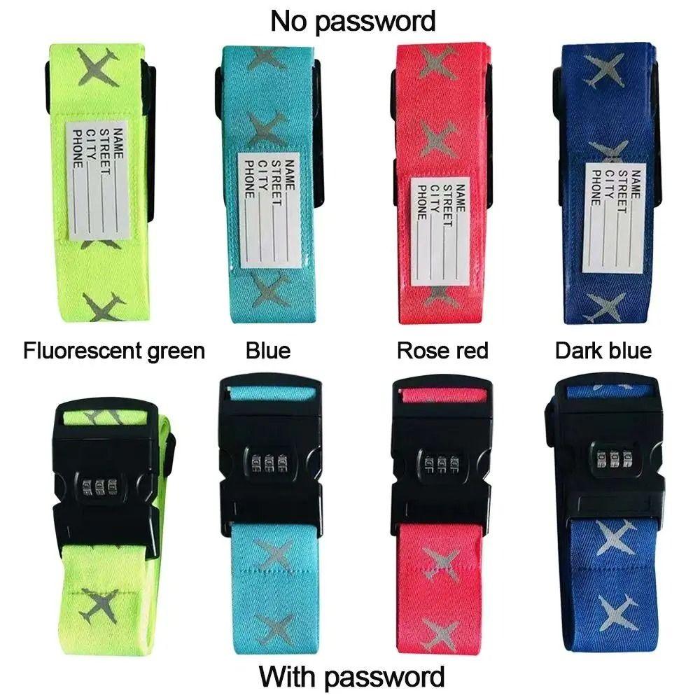 Adjustable Anti-theft Travel Packing Belt Light Reflecting Bundling Packing Belt  Travel Accessory