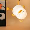 Silicone Cute Duck Pat Light Eye Protection Cartoon Decompression Night Light Clap Control Night Atmosphere Lamp