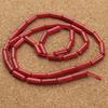 Natural Stone Beads Imitation Red Coral Cylindrical Gemstone Loose Beads For Jewelry Making DIY Bracelets Necklace Accessories