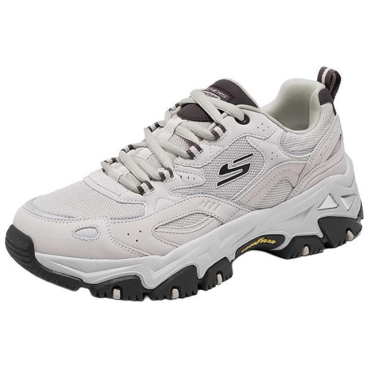 Skechers DLites Hiker Comfortable Soft Low-Top Dad Shoes Men Sneakers Gray 237423-GYMT