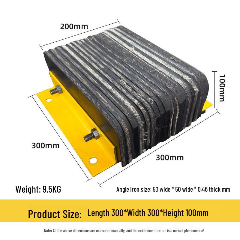 Rubber Anti-Collision Pad Car Stopper for Warehouse Dock and Truck Unloading