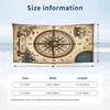 Adventure Journey Theme Beach Towel Personalized Custom Name & Text Soft Quick Dry Beach Towel for Swimming Travel