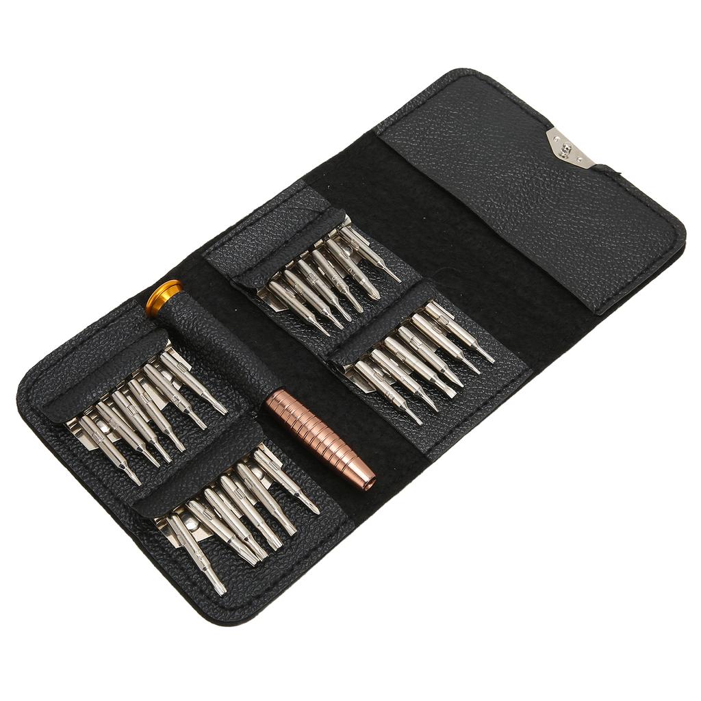 Schraubendreher-Set 24 in 1 Mini-Schraubendreher Handy-Demontage-Set Elektronik-Reparaturwerkzeugsatz für Telefone PCs Tablets