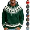 Christmas Print Loose Men's Hoodie