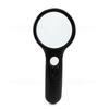 Handheld LED Magnifying Glass 10x/20x Optical for Reading & Jewelry - Portable Model 6902ABCD