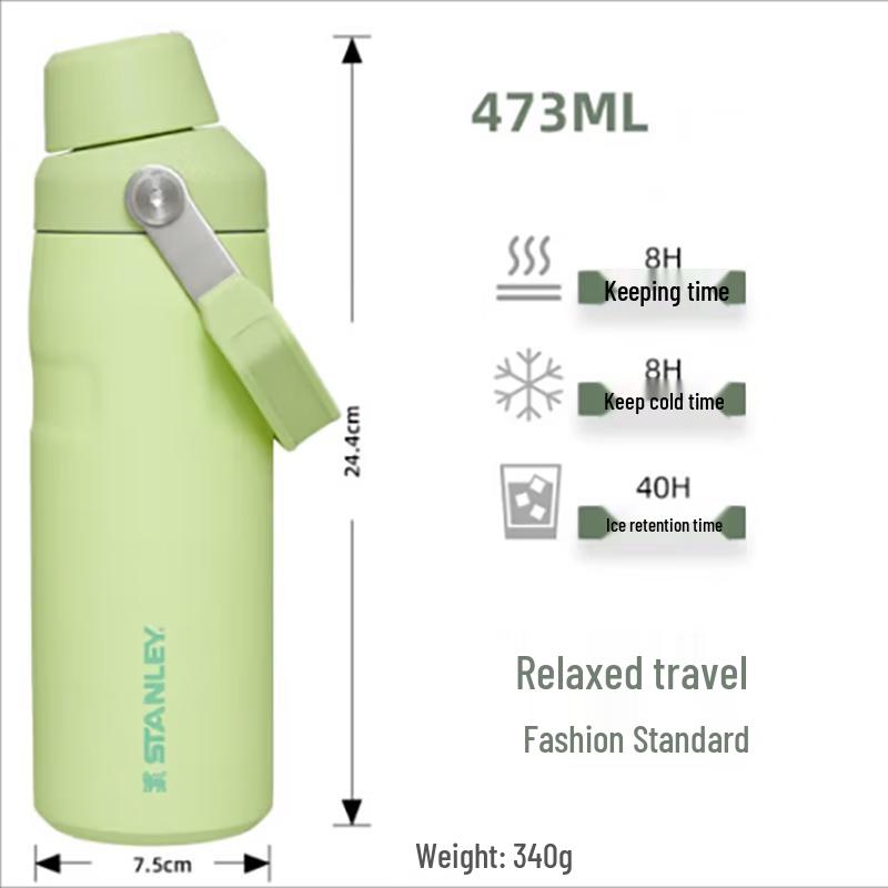 STANLEY 473ml Portable Insulated Sports Water Bottle