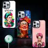 F-Frida-s K-Kahlo-g Art Phone Case For iPhone17,16,15,14,13 Plus,Pro Max Magnetic For Magsafe Wireless Charging