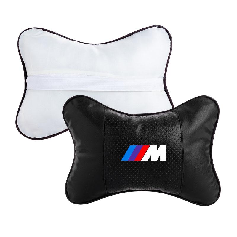 Tetieră Scaun Auto Logo Auto Pernă de Gât Accesorii Auto Pentru BMW M E34 E36 E60 E90 E46 E39 E70 F10 F20 F30 X5 X6 X1 M3 M5 M6 E71 F01 F02 F87