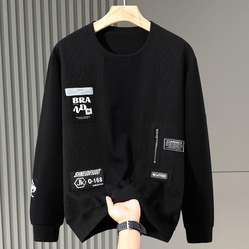 

Большой размер 5XL-11XL Модная осенняя спортивная толстовка оверсайз для мужчин Одежда Толстые теплые топы с длинным рукавом Повседневные мужские пуловеры 10XL чёрный