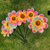 Multistyles Rotating Sunflower Wind Spinner Large Turntable Windmill  Outdoor Party Picnic Decor