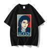 Michael Jackson Pattern Printed Adult and Child Shortsleeved Tshirt Fashionable and Casual Clothing Tshirt