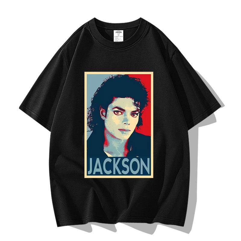 Michael Jackson Pattern Printed Adult and Child Shortsleeved Tshirt Fashionable and Casual Clothing Tshirt