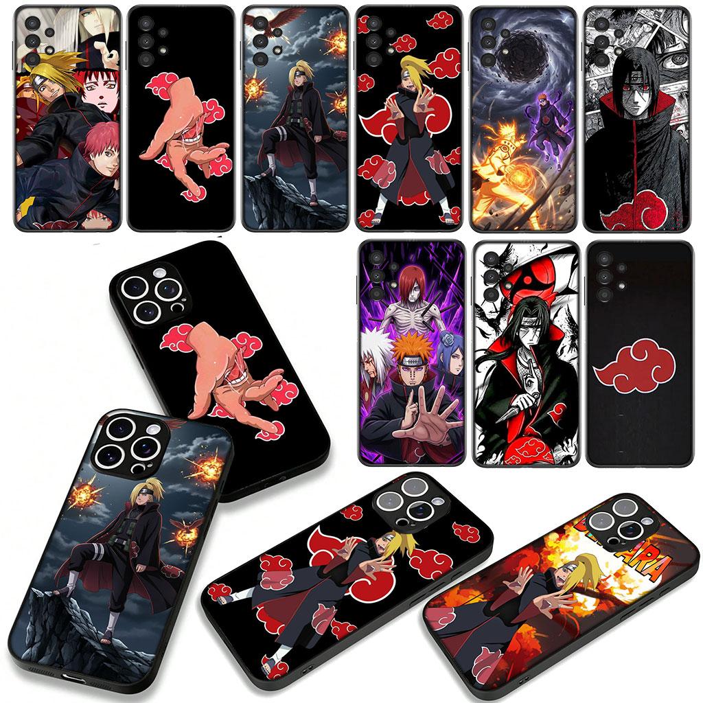 Narutos Deidara Itachi Pain Akatsuki Phone Cover for Apple iPhone 16 15 14 Plus 13 12 Mini 17 Pro Max + ProMax 16E Air Case