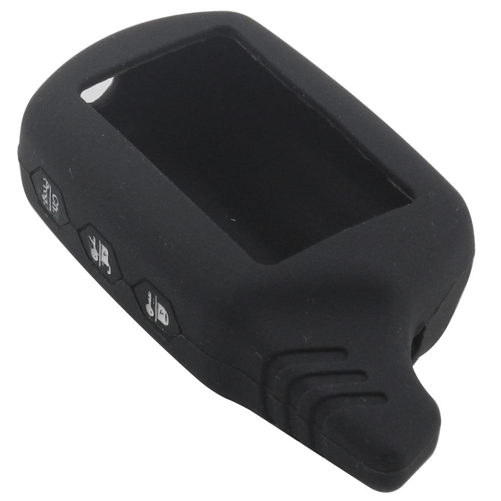 Jingyuqin Panther Schlüsselanhänger Silikonhülle für Original Starline B9/B91/B6/B61/A91/A61/V7 LCD 2-Wege Auto Fernbedienungs-Alarmsystem