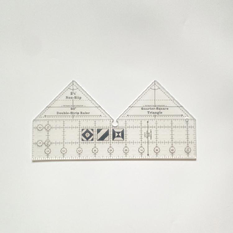 Accurate 90° Cutting Fabric Quilting Ruler Sewing Template for Designer Tailor