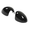 1pair Car Door Side Wing Mirror Cover 51162754913 Left Right Mirror Cover Replacement for Mini R55 R56