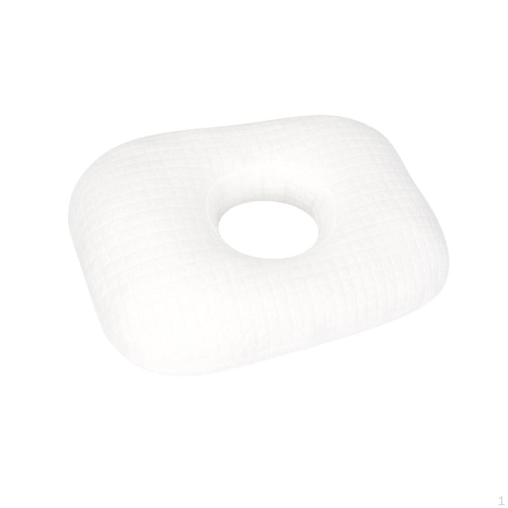 Ear Piercing Pillow Support Breathable Guard Protector Removable Cover Head Neck with A