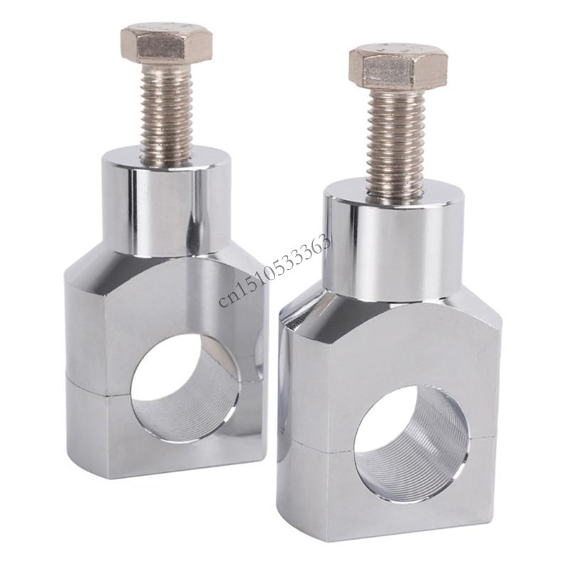 090E Motorcycle Handlebar Risers Mount 25mm Handlebar Clamp Adaptor Universally Aluminum Motorbike Accessories