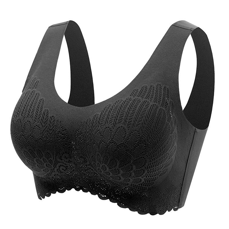 Backless Bras Women Solid Color Bra Lace Tube Top Sexy No Steel Ring Sports Bra Women Underwear