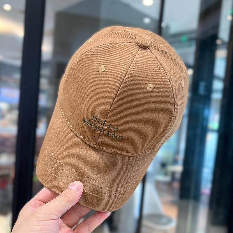Hello Embroidered Baseball Cap For Men Women Casual Sun Hat Adjustable Cotton Sun Protection