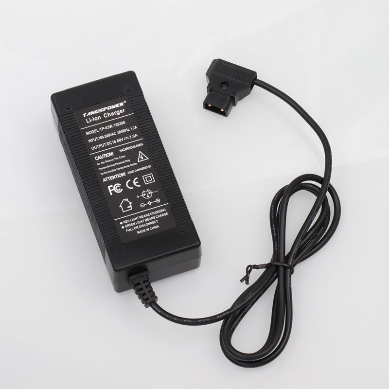 16.8V 3A D-Tap Battery Charger for Camcorder V Mount / V Lock Battery Pack Camera Battery Camcorder Power Adapter dtap Plug