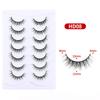 7 Pairs of False Eyelashes, Natural Short Black Stems, Daily Multiple Pairs of Eyelashes 2026