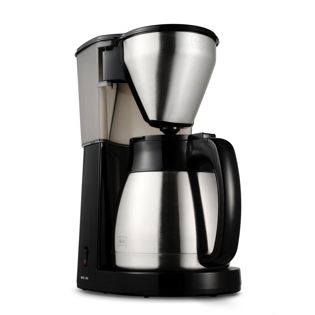 Melitta New Easy Top Thermo Coffee Maker (Released June 2025) [Large Capacity 10 Cups/Double-Walled Stainless Steel Pot/Iced Coffee]