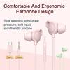 Căști intraauriculare cu fir Anularea zgomotului Super confortabil Microfon reglabil Volum 3,5 mm/Type-C HiFi Sound Earburds