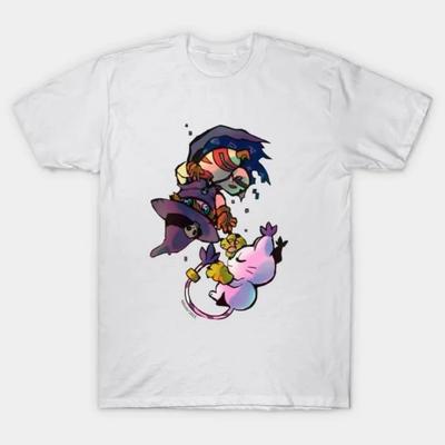 2026 New Fashion Digimon Gabumon Evolution Pure Cotton Summer Casual T-shirt Men and Women's Short Sleeved Parent-child T-shirt