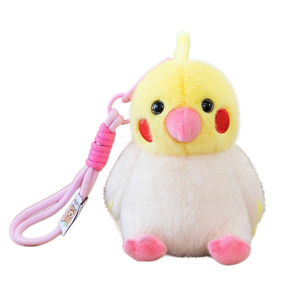 Realistic Bird Plush Keychain Simulation Furry Birds Keyrings Bird Doll Pendant  Boys and Girls