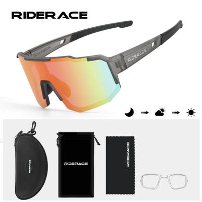 „RIDERACE“ dviračių akiniai nuo saulės, fotochrominiai, vyrams, moterims, MTB, kalnų dviračių, sportinių dviračių akiniai, UV400