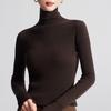 Women's 100% Pure Wool High-Neck Slim Fit Sweater FXKY8802