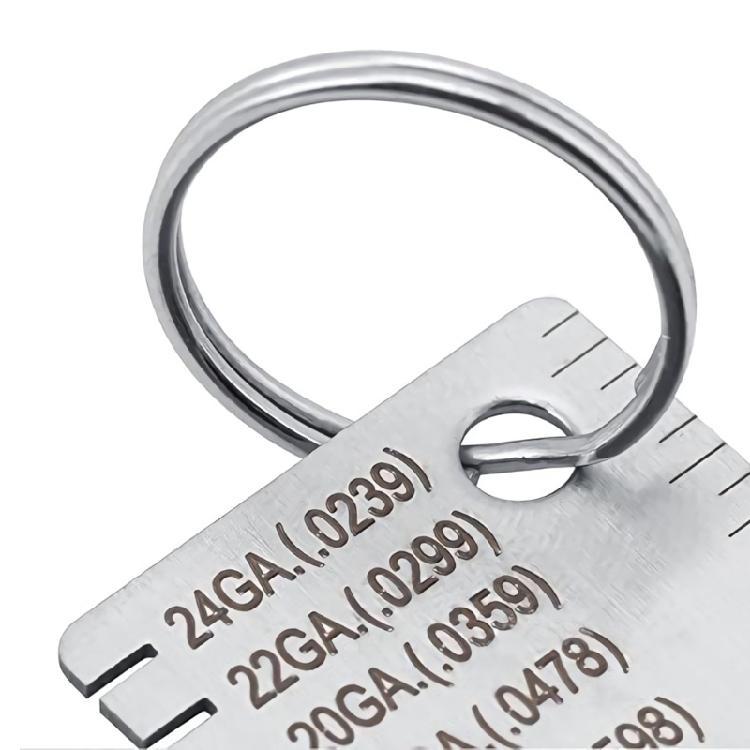 Stainless Steel Thickness Gauge Weld Inspection Ruler Welding Seam Gauge Caliper