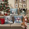Huse de Pernă cu Tematică de Crăciun Potrivite pentru canapea mașină dormitor husă de pernă decorativă husă de pernă