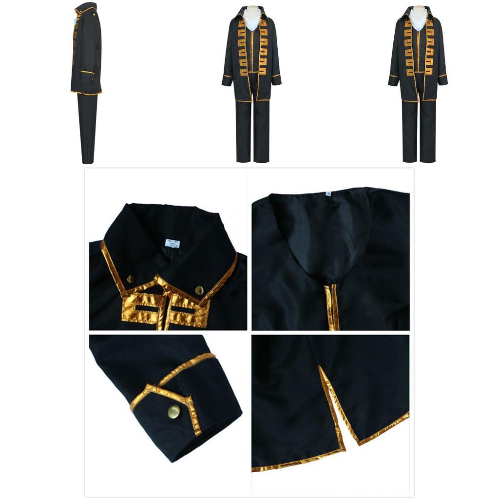 Wykwintny strój cosplay Gintama Shinsengumi Okita Sougo z perfekcyjnymi szwami