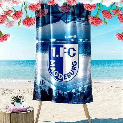1. FCM Print Beach Towel, Large Soft Quick Dry Towel for Beach Camping Swimming