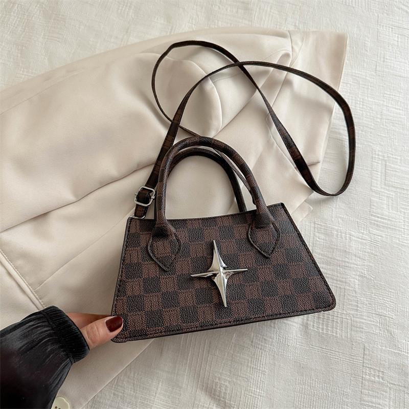 

Trendy Women s Casual Commuter Small Square Bag Stylish Pu Leather Handbag Available In Black Beige Khaki Brown коричневий