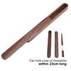 Portable Eco Friendly Wooden Reusable Chopsticks Storage Case Box