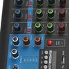 Sound Mixing Station Small 5 Way Live Recording DJ Sound Card Console Mixer USB Bluetooth Digital Effector EU Plug