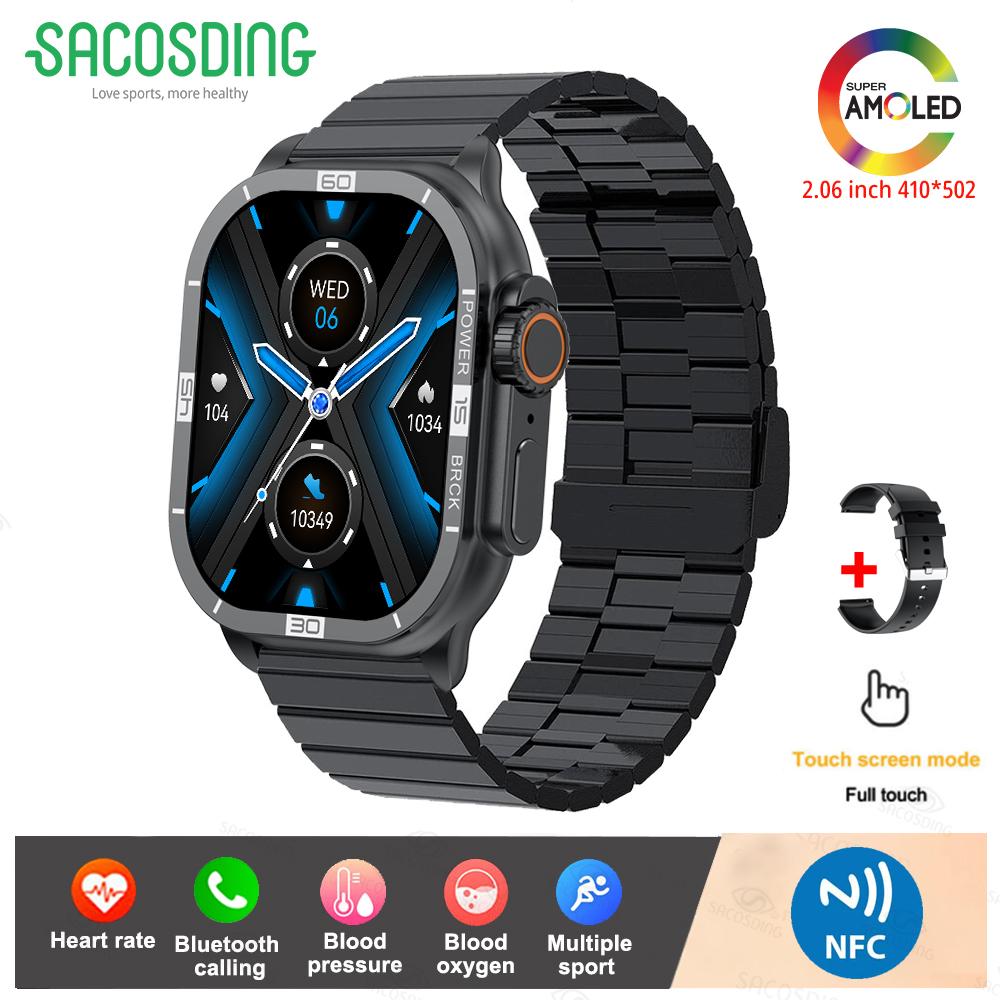 Bluetooth Call Smart Watch For Women Men Amloed Watches Men Sports Fitness Tracker Heart Rate Smartwatch For Android IOS