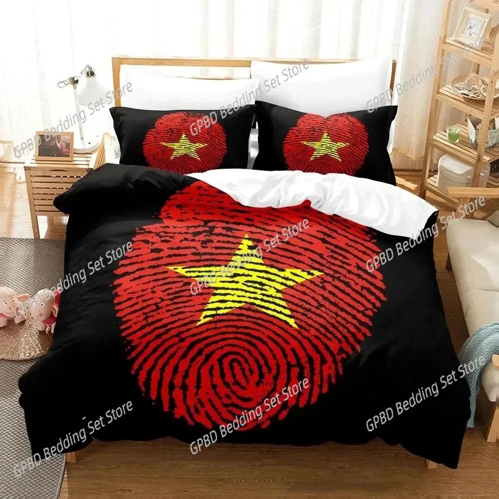 3D Print Morocco Flag Bedding Set For Bedroom Soft Modern Bedspreads Comefortable Kids Duvet Cover Quilt Cover And Pillowcase