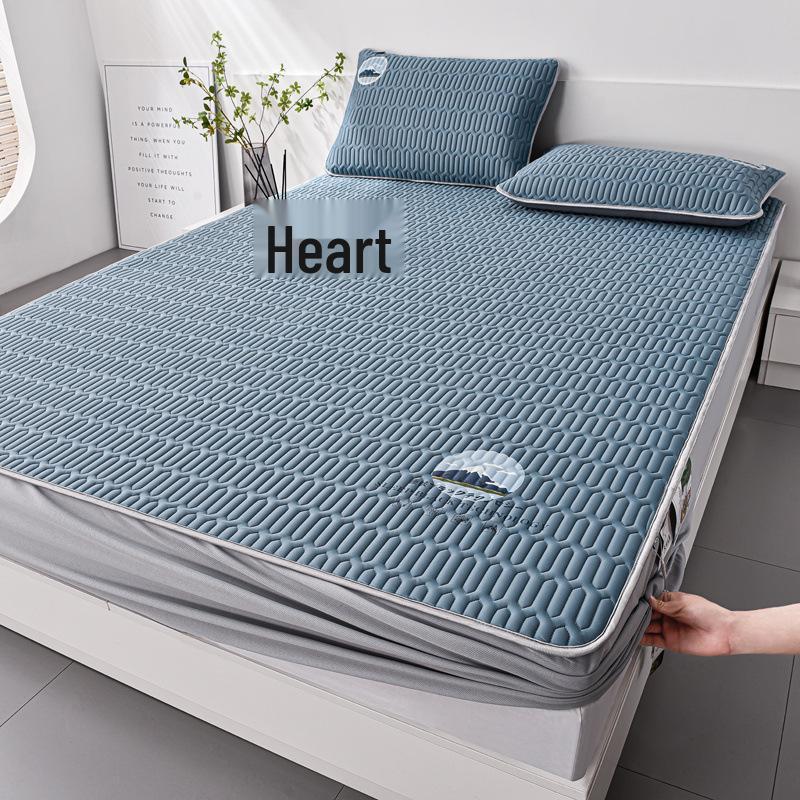 Sommer Eis Seide Latex Kühl Dreiteiliges Bettset: Faltbar, Weich, Waschbar