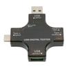 בודק מד הספק USB בודק USB C עם מסך דיגיטלי IPS צבעוני עבור הספק מטען סוללה ניידת