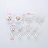Luxury Crystal Sliver Dragonfly Shoes Charms Set Summer 2026 White Flower Pearl Clogs Accessories DIY Woman's Shoes Decorations