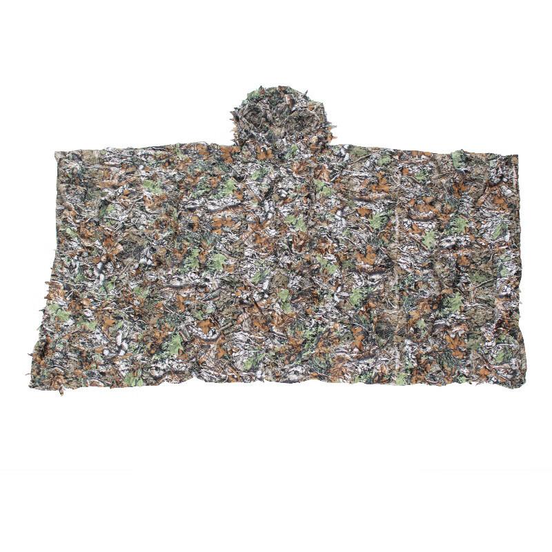 WEZHO 3D Bladjakt Ghillie Kamouflagekappa