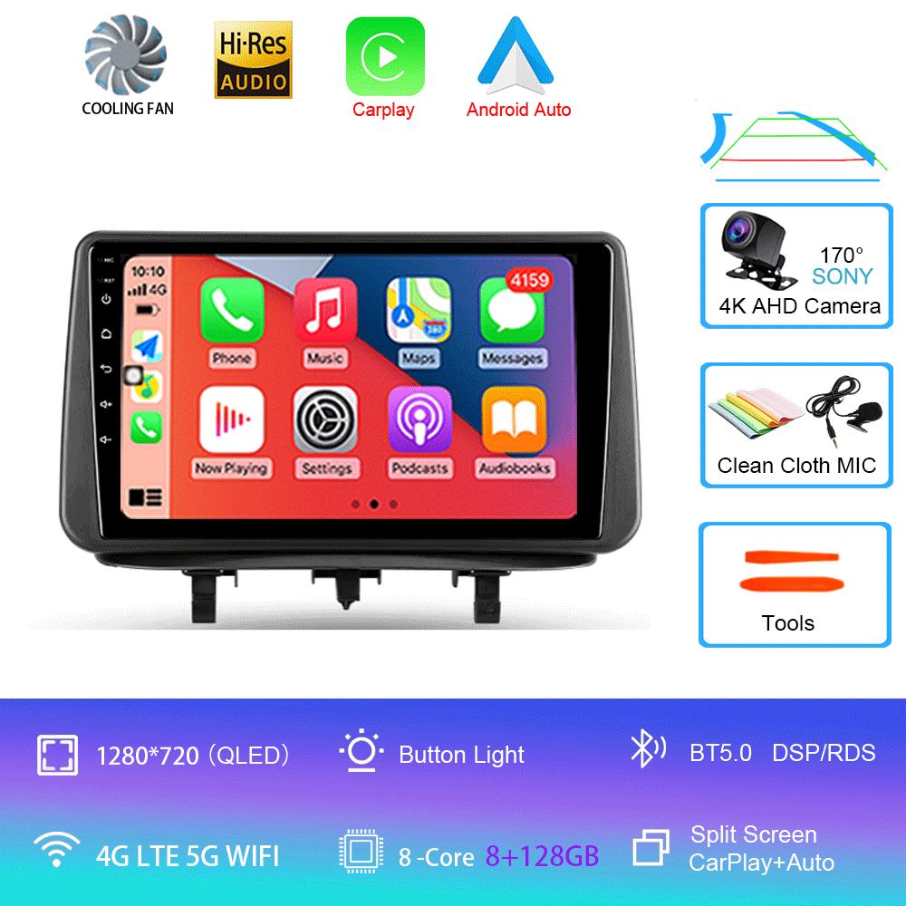 Radio auto Android 14 pentru Opel Meriva B 2009-2014 2K QLED Android Multimedia Video Player BT AI Voice CarPlay 4G Stereo Unit headunit