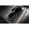 Car Middle Console Drinking Glass Trim For Chevrolet Malibu 2016-21 Black Steel