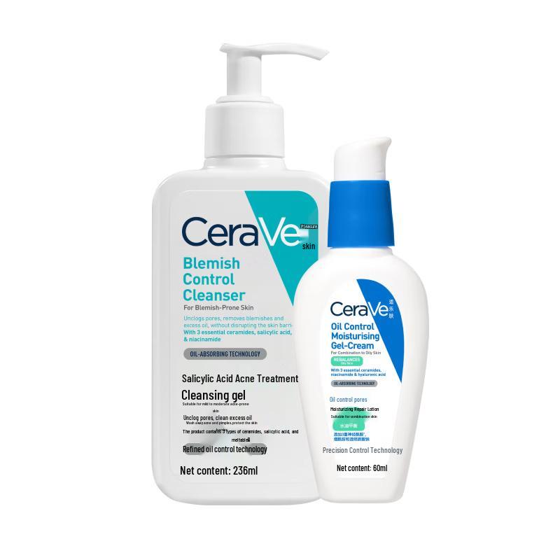 CeraVe Acne Treatment & Oil Control Skincare Set